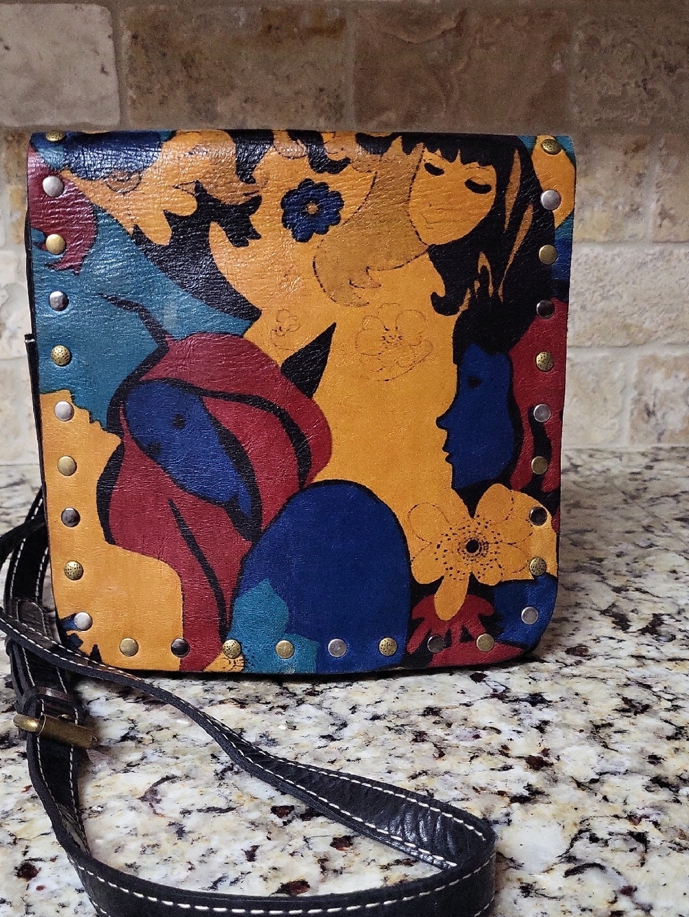 Patricia Nash Mod World Girl Power Crossbody
